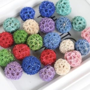 永生花花材，彩色楓球果，每份3顆